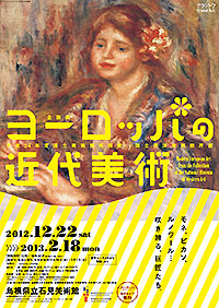 「ヨーロッパの近代美術」ポスター